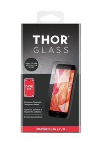 THOR Case-Fit Screenprotector + Easy Apply Frame voor iPhone SE(2020) / 8 / 7 / 6s / 6