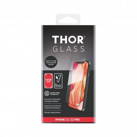 THOR Anti-Bacterial Case-Fit Screenprotector + Easy Apply Frame voor de iPhone 12/12 Pro