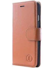 JT Berlin LeatherBook Kreuzberg voor Apple iPhone XS Max Cognac
