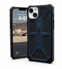 UAG Urban Armor Gear Monarch Case voor Apple iPhone 14 Plus, mallard (blauw)