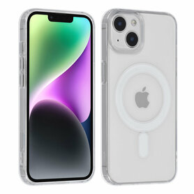 UNIQ Accessory iPhone 15 & 14 & 13 TPU Backcover - Magsafe Compatible - Doorzichtig - Transparant