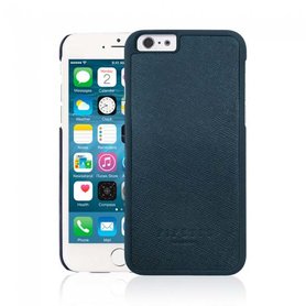 Pipetto Classic Snap Case Saffiano Leather Navy voor iPhone 6 Plus / 6s Plus