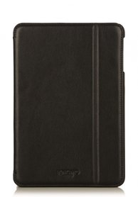 Knomo Folio Case Leather Black voor iPad mini 1 t/m 3 Retina